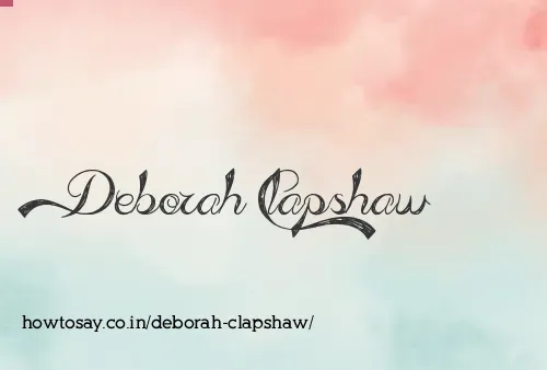 Deborah Clapshaw