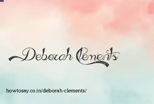 Deborah Clements