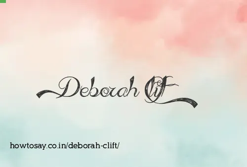 Deborah Clift
