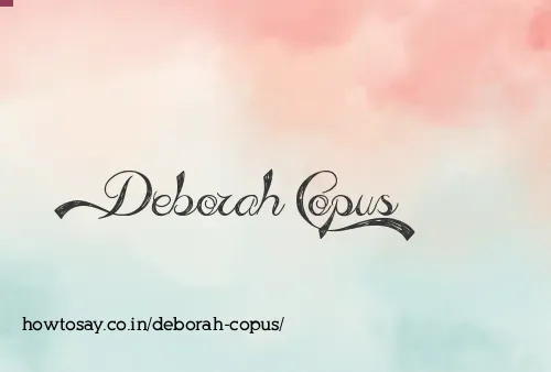 Deborah Copus