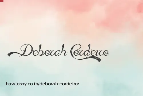 Deborah Cordeiro