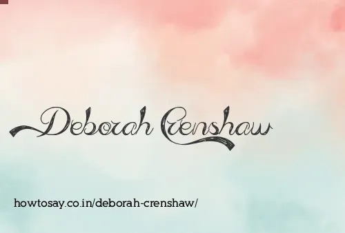 Deborah Crenshaw