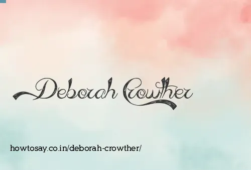 Deborah Crowther