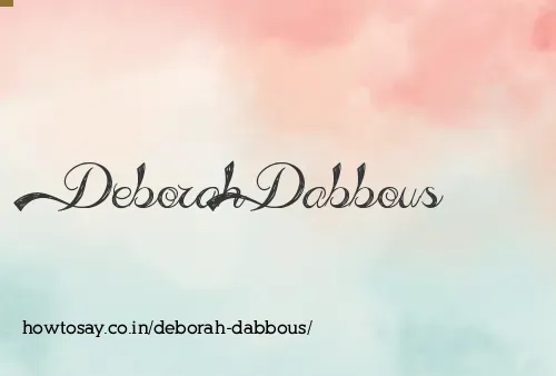 Deborah Dabbous
