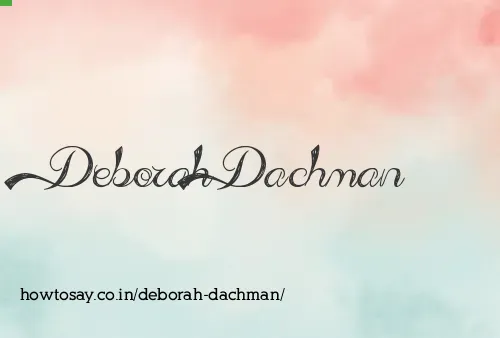 Deborah Dachman