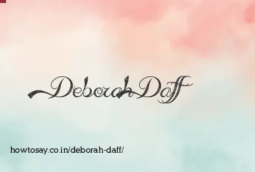 Deborah Daff