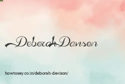Deborah Davison