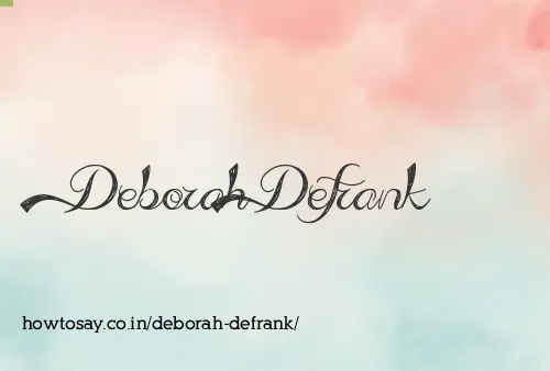 Deborah Defrank