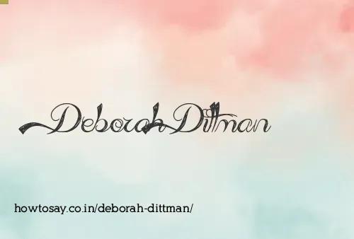 Deborah Dittman