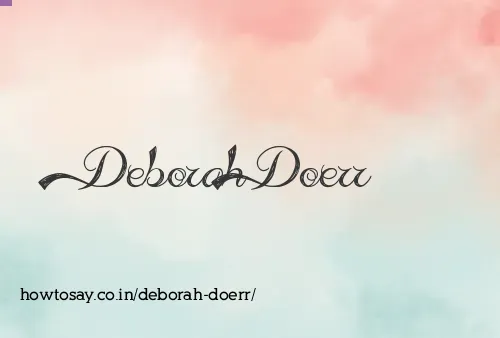 Deborah Doerr