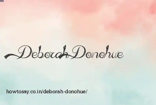 Deborah Donohue