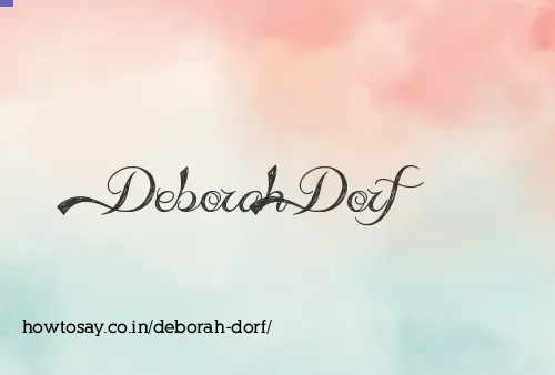 Deborah Dorf