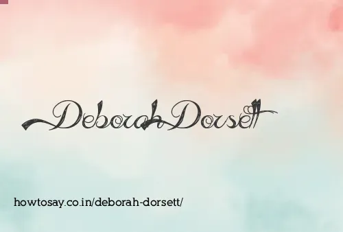 Deborah Dorsett