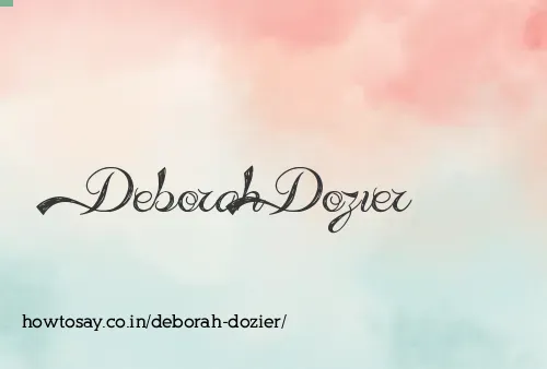 Deborah Dozier