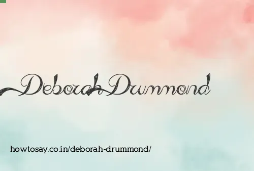 Deborah Drummond
