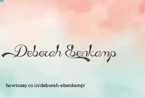 Deborah Ebenkamp