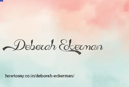 Deborah Eckerman