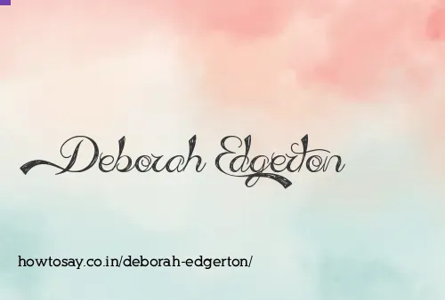 Deborah Edgerton