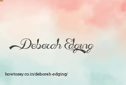 Deborah Edging