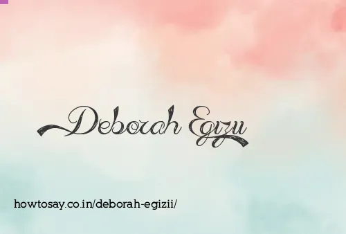 Deborah Egizii