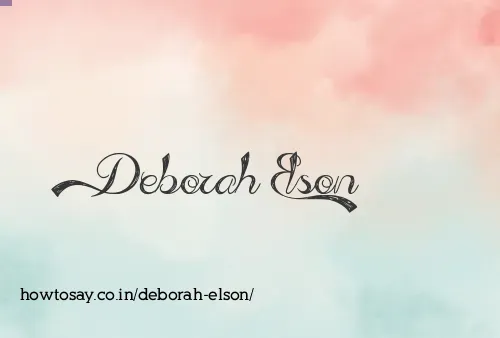 Deborah Elson