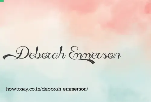 Deborah Emmerson