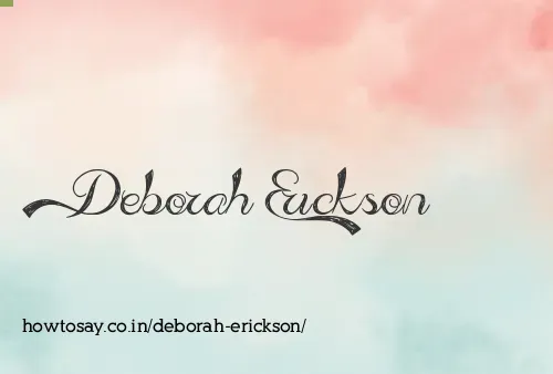 Deborah Erickson