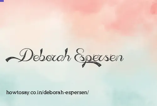 Deborah Espersen
