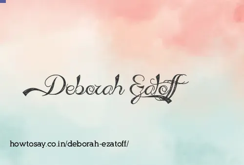 Deborah Ezatoff