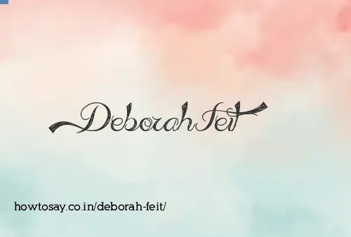 Deborah Feit