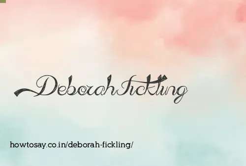 Deborah Fickling