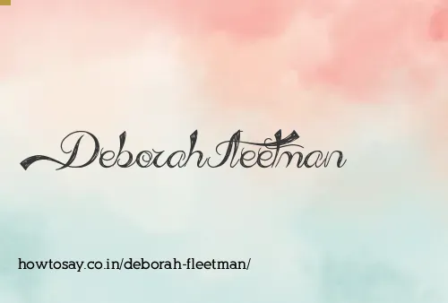 Deborah Fleetman