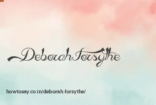 Deborah Forsythe