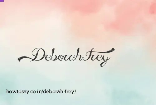 Deborah Frey