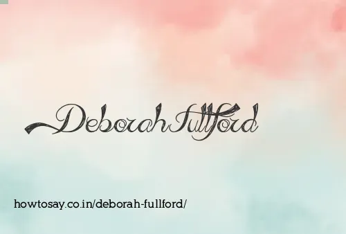 Deborah Fullford
