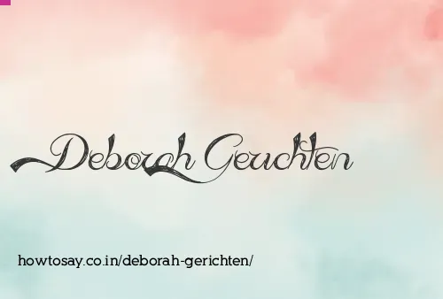Deborah Gerichten