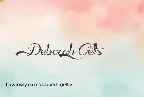 Deborah Getts