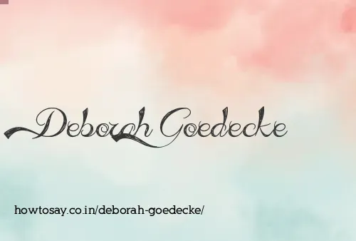 Deborah Goedecke