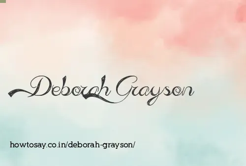 Deborah Grayson