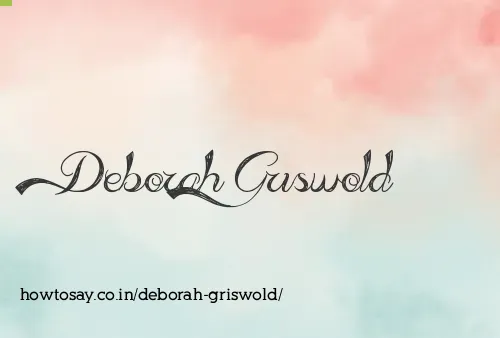 Deborah Griswold
