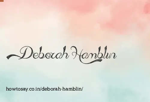 Deborah Hamblin