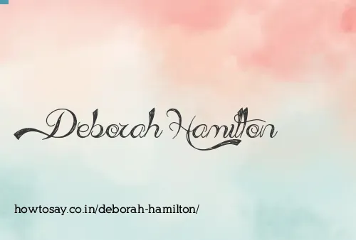 Deborah Hamilton