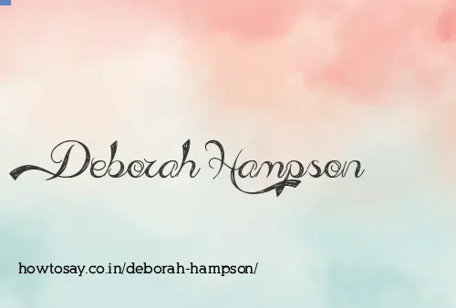 Deborah Hampson
