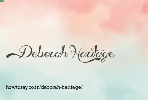 Deborah Haritage