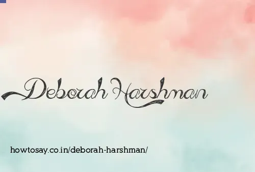 Deborah Harshman