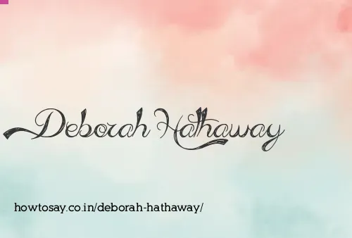 Deborah Hathaway