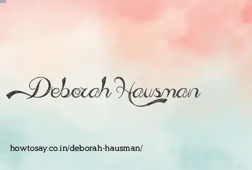 Deborah Hausman