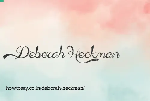 Deborah Heckman