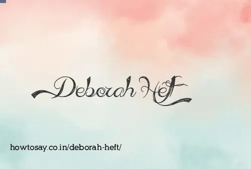 Deborah Heft