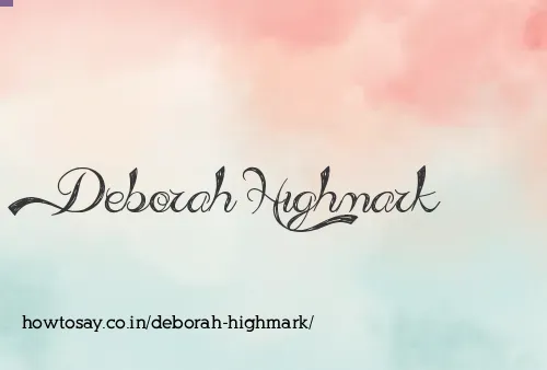 Deborah Highmark